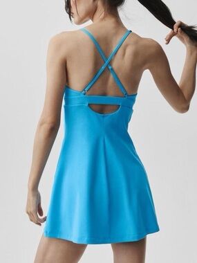 alo light blue dress Alo Crystal Clear Blue Dress